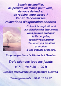 Relaxations d'exploration sonores