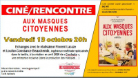 Ciné/Rencontre : "Aux masques Citoyennes"