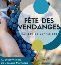 Fête des vendages au lycée viticole de Libourne-Montagne
