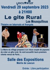 Les Lescunales - théâtre : Le gîte rural par Los Mousquillous