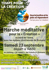 Marche méditative pour la Création au bord de l'Isère