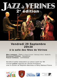 Jazz à Vérines - 2ème édition