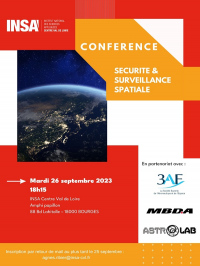 Conférence sécurité et surveillance spatiale