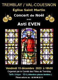 Concert de noël avec ASTI EVEN