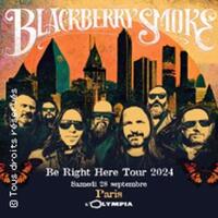 Blackberry Smoke - Be Right Here Tour - Olympia, Paris