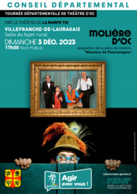 Molière d’Oc - Cie LA RAMPE Teatre Interegional Occitan à Villefranche-de-Laurag