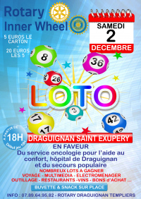 SUPER LOTO Caritatif des clubs Rotary et Inner Wheel Draguignan
