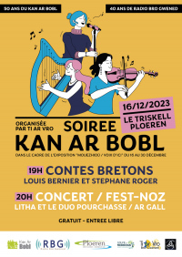 "SOIRÉE KAN AR BOBL" : Contes, concert et Fest-Noz