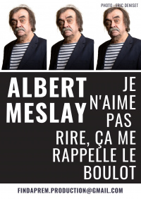 Albert Meslay dans "Je n'aime pas rire, ça me rappelle le boulot.."