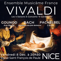 Concert de Noël à Nice : Vivaldi, Corelli, Pachelbel, Gounod, Bach