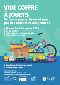 Vide coffre à jouets - Dimanche 03 décembre 2023 - Montaigu-Vendée