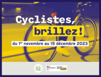 Cyclistes, Brillez ! atelier de sensibilisation à l'éclairage à vélo