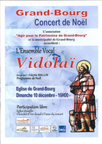 Concert de Noël avec l'ensemble vocal Vidolaï