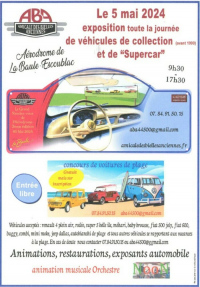 Exposition de véhicules de collection et de "Supercar"