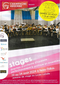 Stage de Direction d'orchestre d'harmonie 2024