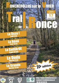Trail de la Ronce de l'association Jog'Nature - 20ème édition