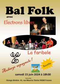 Bal folk Electrons Libres  La Faribole