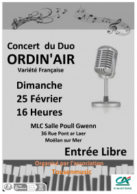 Concert du duo Ordin’Air
