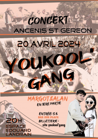 Concert Youkool'Gang - Margot&Alan