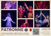 Spectacle Burlesque "Patronne" - Cabaret le 9 - Toulouse