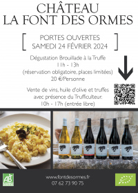 Vins, Huile d'olive, Truffes, Château la Font des Ormes