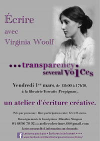 Transpar-être : écrire avec Virginia Woolf