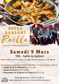 Repas dansant Paella