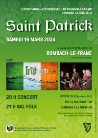 Concert & Bal Folk - Saint Patrick 2024