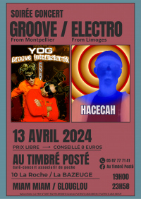 Soirée concert: Groove / Electro
