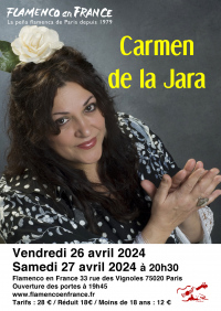 Flamenco avec Carmen de la Jara