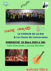 Concert des KAMs de Concarneau (29)- Choeur de la Ria de Belz (56)