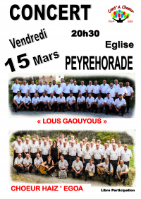Concert de Lous Gaouyous et Haiz Egoa