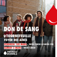 Don du sang - Les 1er et 2 mars