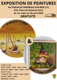 Exposition de peintures - Jean Yves LONCLE et François CUNY