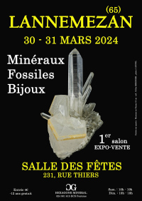1er SALON Minéraux Fossiles Bijoux