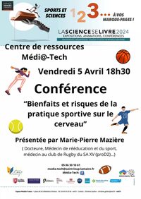 Conférence "Les bienfaits et risques de la pratique sportive sur le cerveau"
