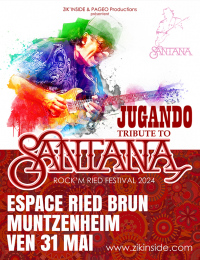 JUGANDO Tribute SANTANA " Rock'm Ried Festival 2024 "