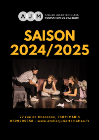 Formation Professionnelle de l'acteur saison 2024-2025