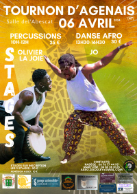 Stages Percussions et Danses Africaines
