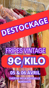 Fripes vintage 9€/kilo