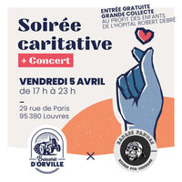 Soirée caritative + concert