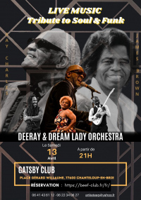 Deeray & Dream Lady Orchestra au Gatsby Club