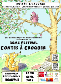 3ème Festival de Contes. Beauvais . 27 et 28 avril 2024
