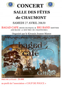 BAGAD CAFE (rock celtique) et BIG BAND (rhythm 'n blues 3 chanteuses)