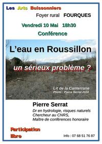 L'eau en Roussillon : un sérieux problème ? Comment appréhendons-nous cette ques
