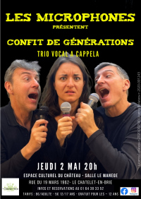 Trio vocal a cappela  "Confit de générations"