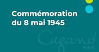 Commémoration du 79ème anniversaire du 8 mai 1945 - Cugand