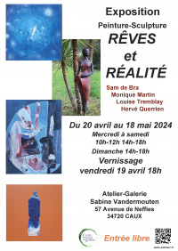 Exposition "Rêves et Réalité" Peinture Sculpture