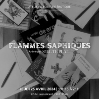Dèmonia propose un atelier d'écriture érotique "Flammes Saphiques"