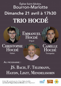Trio Hocdé - Orgue, violon et trompette